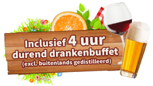 4 uur durend drankbuffet